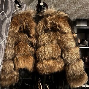 Luxurious Brown Fur Jacket